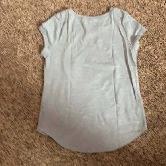 SO Girls Grey tshirt emoji blowing bubble T-shirt size 14 - Picture 2 of 5